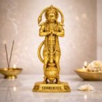 Gold Finish Bajrangbali (Hanuman Ji) - Image 4 - OmRoots