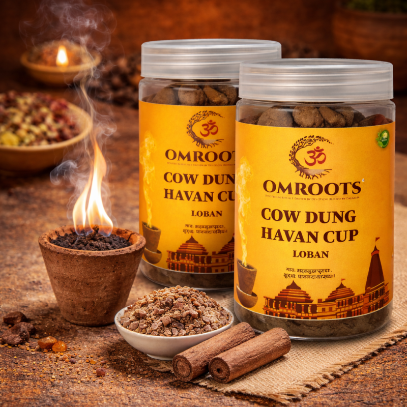 Sambrani Havan Cups | Organic Dhoop Cup - Image 2 - OmRoots