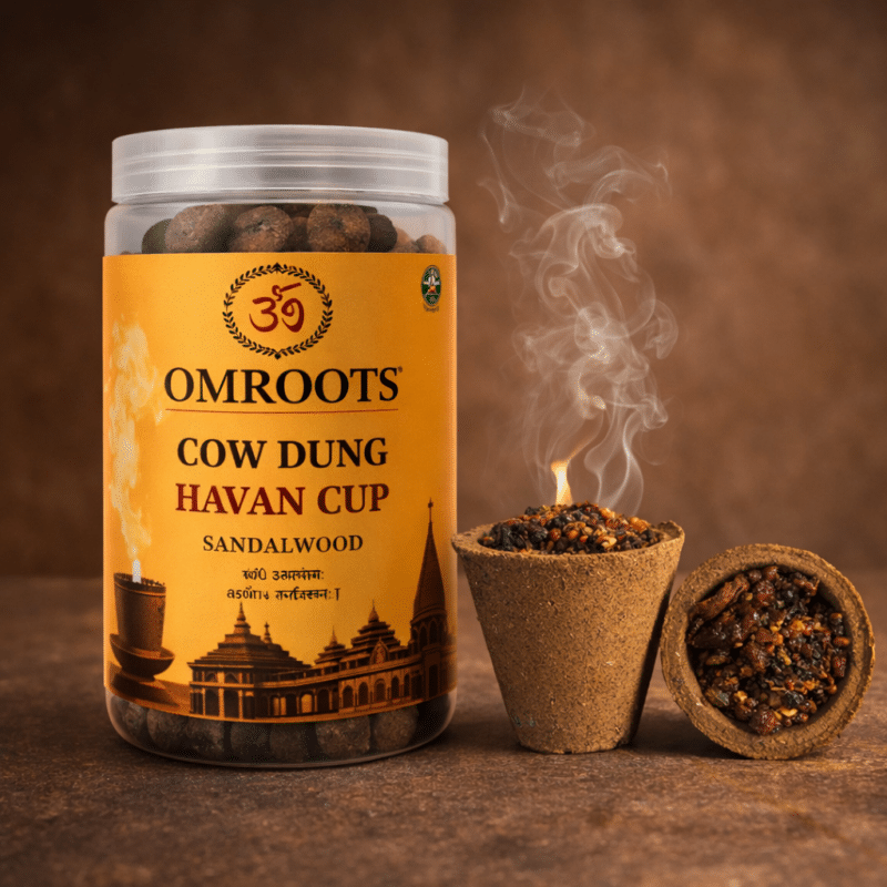 Sambrani Havan Cups | Organic Dhoop Cup - OmRoots