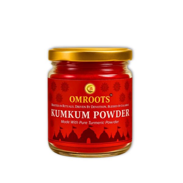 Pure Turmeric-Based Kumkum Powder - OmRoots