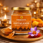 Ashtagandh Powder with Chandan, Kesar & Kumkum - OmRoots