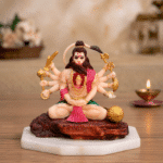 multicolor dashbhuj hanuman idol