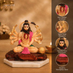 Dashbhuj Hanuman Idol 3.5 Inch – Handcrafted Bajrangbali Statue for Home Mandir, Pooja & Gifting - Image 3