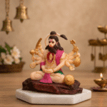 Dashbhuj Hanuman Idol 3.5 Inch – Handcrafted Bajrangbali Statue for Home Mandir, Pooja & Gifting - Image 4