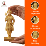 Lord Murugan Swamy (4 Inch - Golden)