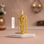 Lord Murugan Idol Gold Finish