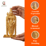 Lord Murugan Idol Gold Finish