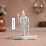 Lord Murugan Idol – 7 Inch Silver