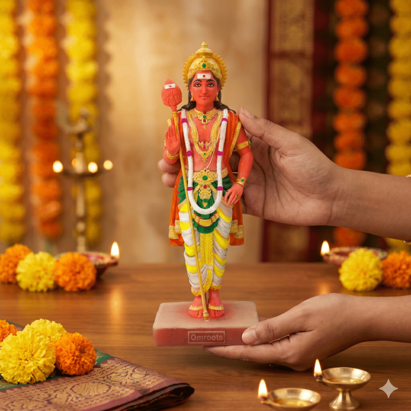 Lord Murugan Swamy 7 Inch Multicolor