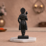 Lord Murugan Swamy  (4 Inch-Matte Black) - Image 4