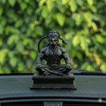 Meditating Hanuman Ji Idol – Black Edition (3.5 Inch) | 3D Printed Premium Murti - Image 2