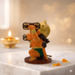 Bal Hanuman Multicolor Murti 3 Inch – OmRoots