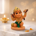 Bal Hanuman Multicolor Murti 3 Inch – OmRoots