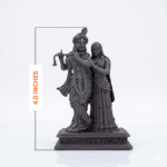 Radha Krishna Black Edition Murti 4 Inch – OmRoots