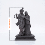 Radha Krishna Black Edition Murti 4 Inch – OmRoots