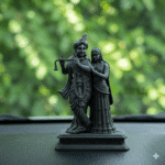 Radha Krishna Black Edition Murti 4 Inch – OmRoots