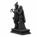 Radha Krishna Black Edition Murti 4 Inch – OmRoots