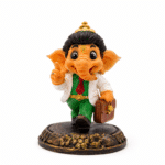 Office Ganesha Ji Suit Briefcase Multicolor Idol 4 Inch – OmRoots