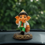 Office Ganesha Ji Suit Briefcase Multicolor Idol 4 Inch – OmRoots