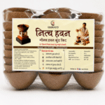 OmRoots Mini Havan Kit | 30 Days Complete Havan Set – Havan Samagri + Gomay Havan Katori + Mini Kund | Herbal & Eco-Friendly - Image 3