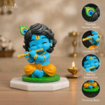 Bal Krishna Idol for Home Pooja & Car Dashboard Decor (3.5 Inch) - Image 2