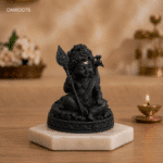 Divine Bala Murugan Black Idol with Vel & Peacock for Home Pooja & Car Decor (3.5 Inch) - Image 4