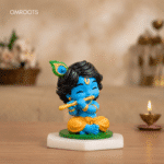 Bal Krishna Idol for Home Pooja & Car Dashboard Decor (3.5 Inch) - Image 5