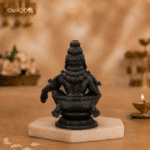 Ayyappan Swami for Home Pooja & Car Decor (3.5 Inch) - Black - Image 6