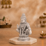 Ayyappan Swami for Home Pooja & Car Decor (3.5 Inch) - Silver - Image 4