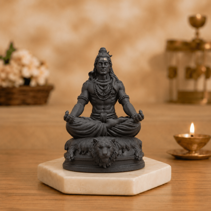 Meditating Lord Shiva Idol