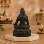 Divine Meditating Lord Shiva Black Idol for Home, Pooja & Car Decor (3.5 Inch) - Image 5