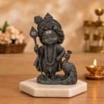 Omroots Bala Murugan Swami Silai with Peacock – 3.5 Inch