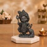 Omroots Bala Murugan Swami Silai with Peacock – 3.5 Inch - Image 3