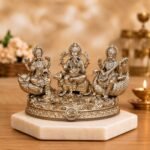 Lakshmi Ganesh Saraswati Idol 5 inch - Image 2