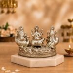 Lakshmi Ganesh Saraswati Idol 5 inch - Image 5
